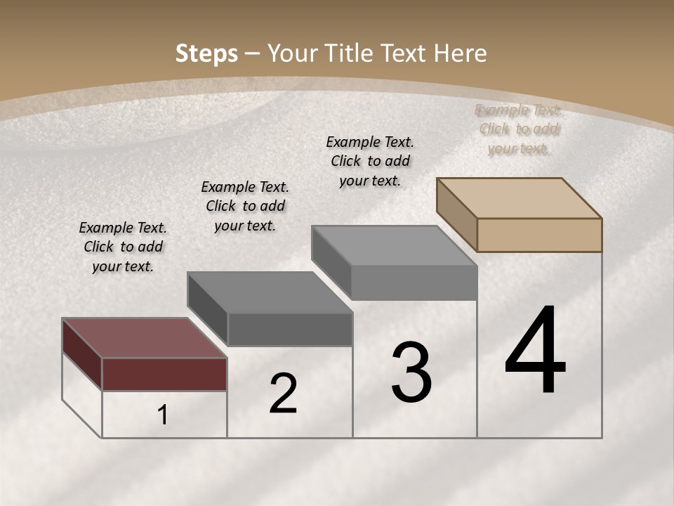 Pattern Sand Simplicity PowerPoint Template