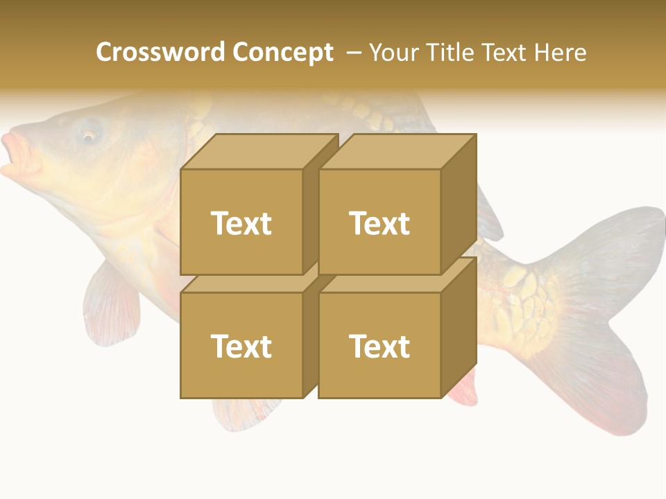 Carp Omega  Marine Life PowerPoint Template