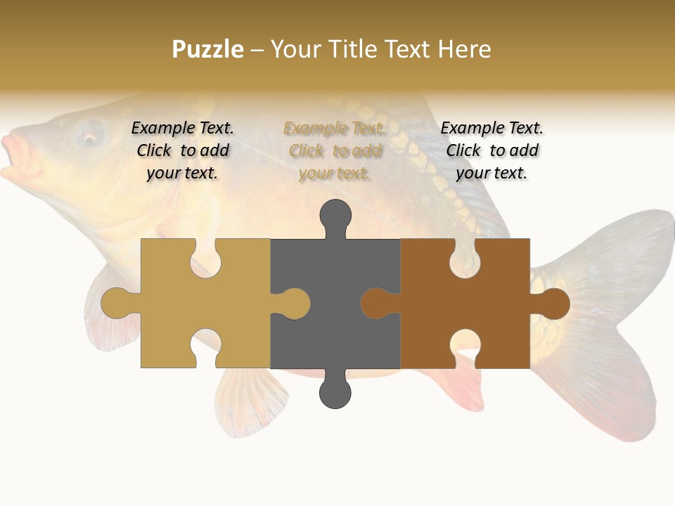 Carp Omega  Marine Life PowerPoint Template