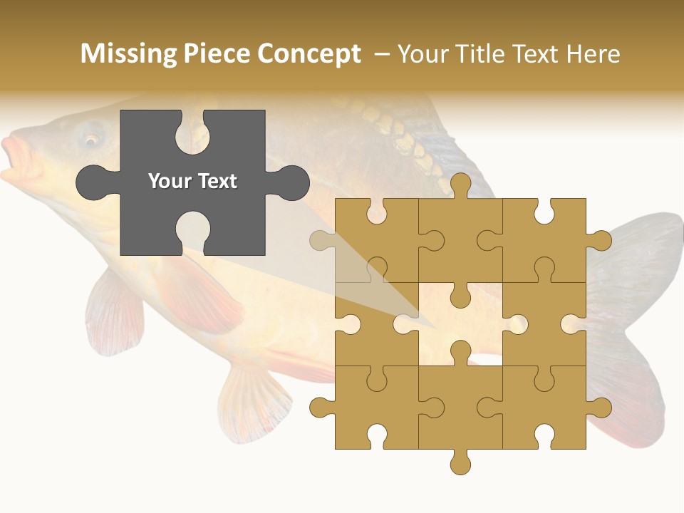 Carp Omega  Marine Life PowerPoint Template