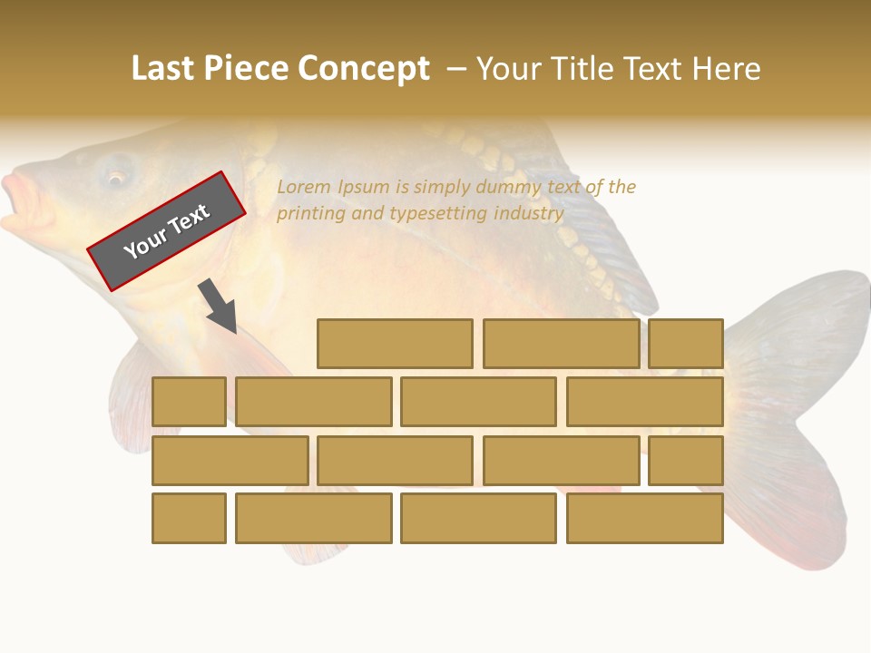 Carp Omega  Marine Life PowerPoint Template