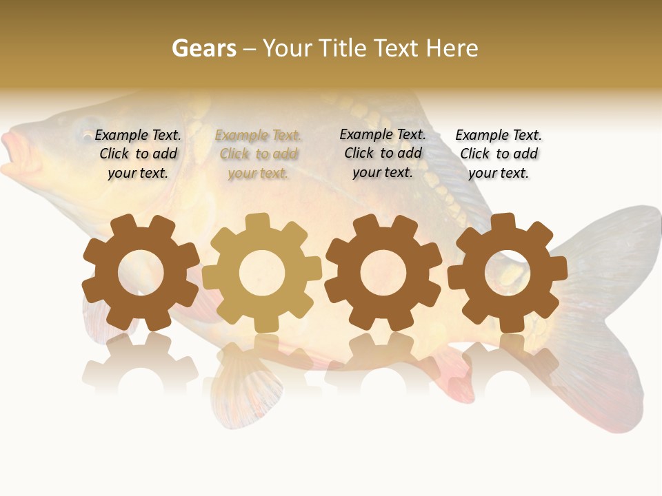 Carp Omega  Marine Life PowerPoint Template