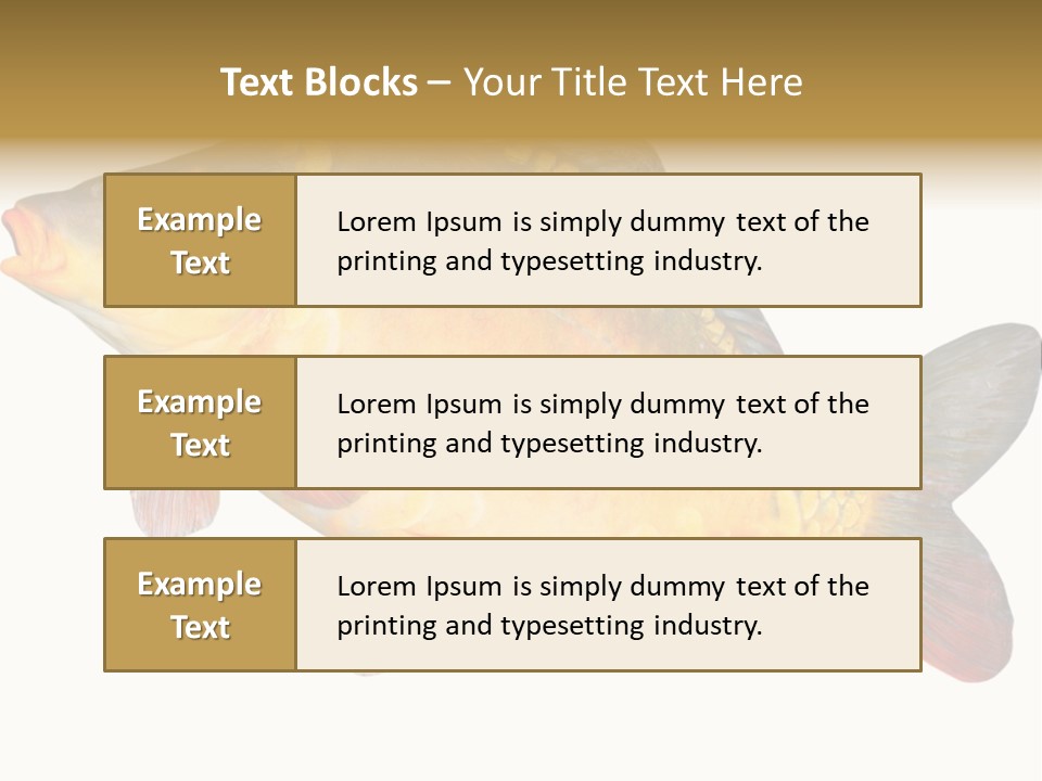 Carp Omega  Marine Life PowerPoint Template