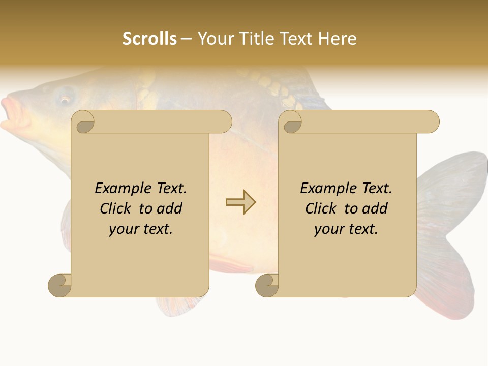 Carp Omega  Marine Life PowerPoint Template