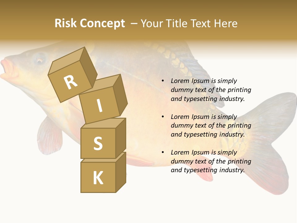 Carp Omega  Marine Life PowerPoint Template