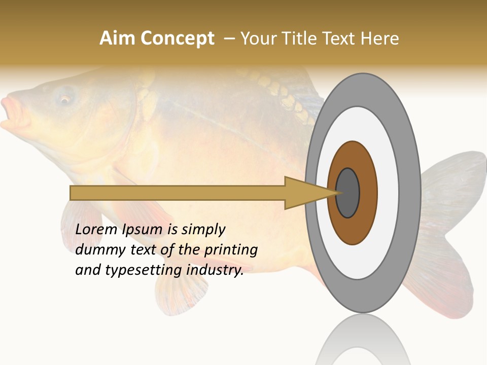 Carp Omega  Marine Life PowerPoint Template