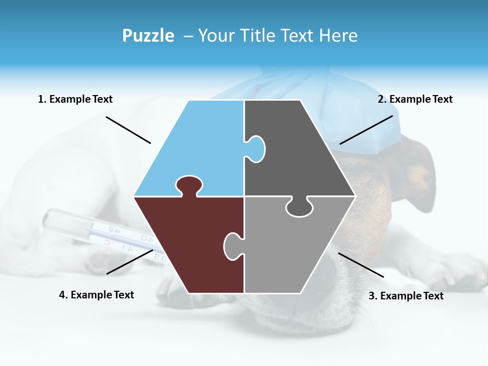 Fur Humorously Thermometer PowerPoint Template