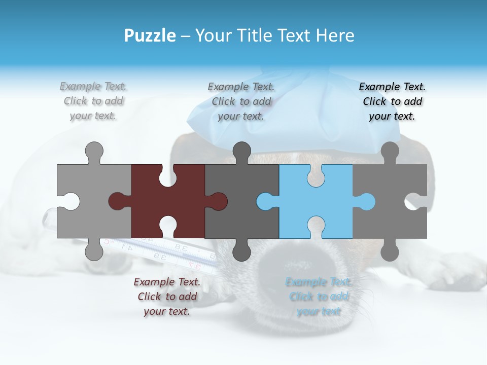 Fur Humorously Thermometer PowerPoint Template