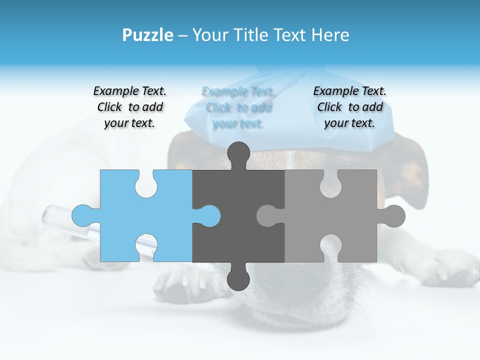 Fur Humorously Thermometer PowerPoint Template