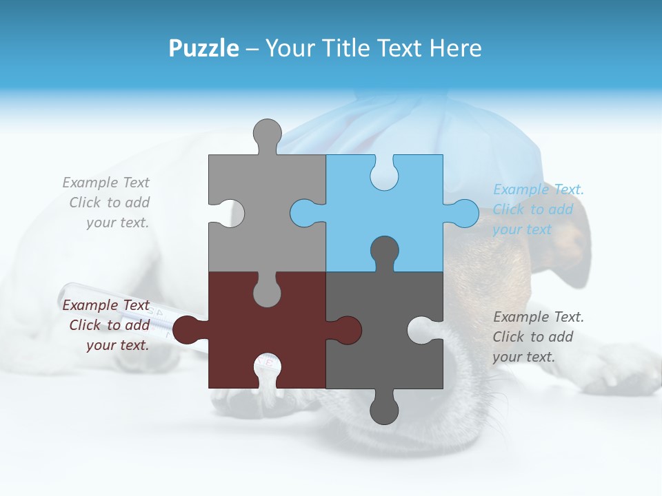 Fur Humorously Thermometer PowerPoint Template