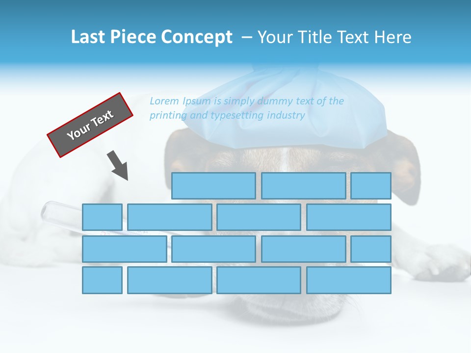 Fur Humorously Thermometer PowerPoint Template