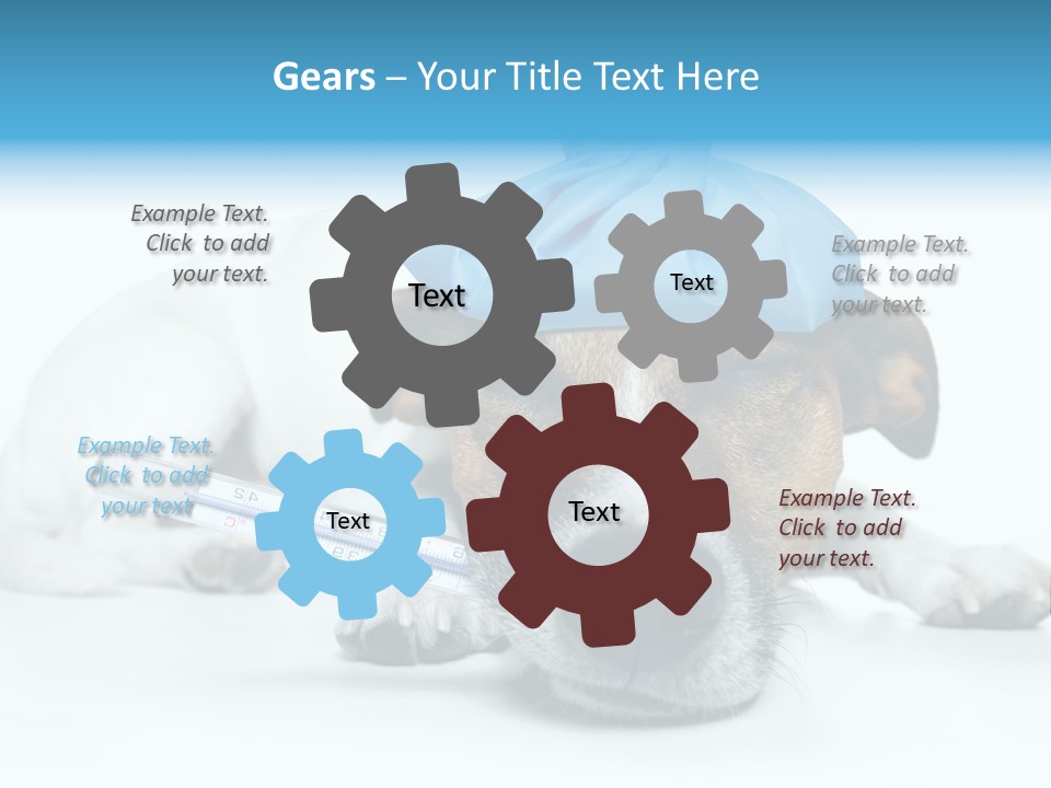 Fur Humorously Thermometer PowerPoint Template
