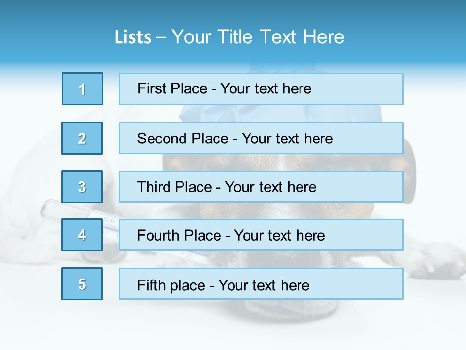 Fur Humorously Thermometer PowerPoint Template