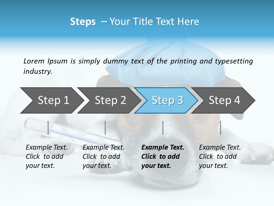 Fur Humorously Thermometer PowerPoint Template