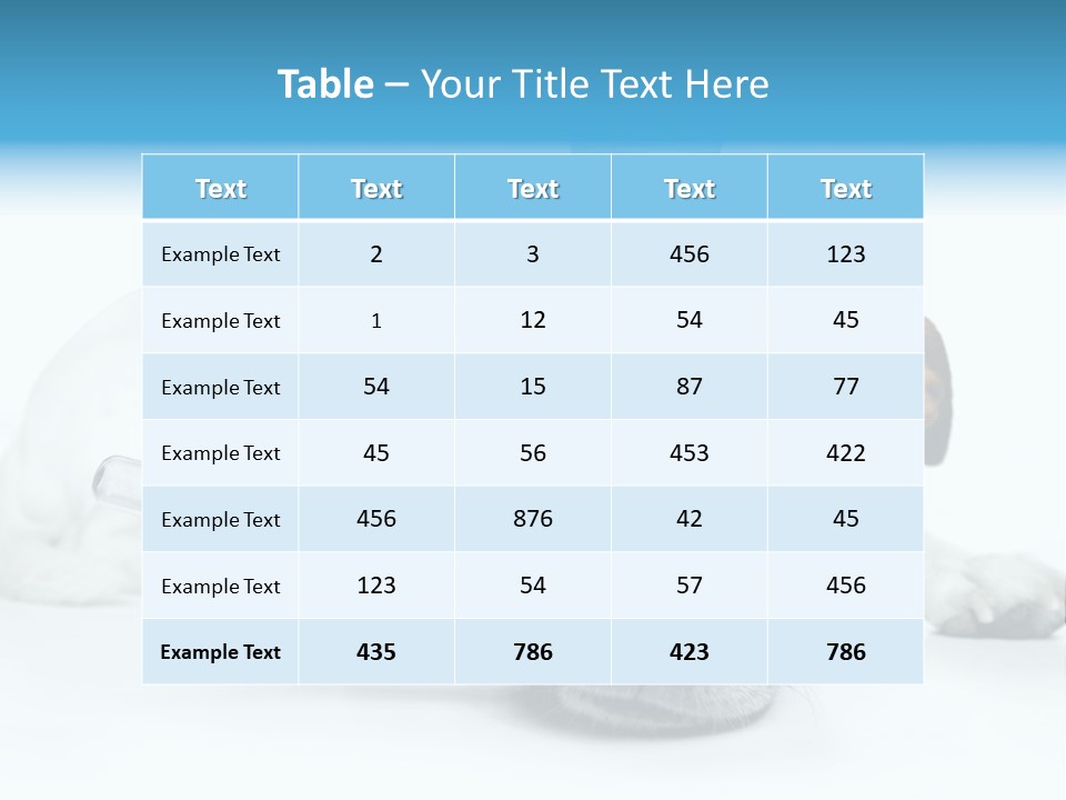 Fur Humorously Thermometer PowerPoint Template
