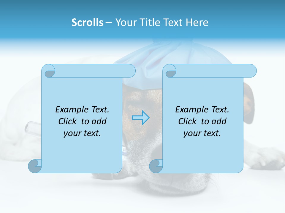 Fur Humorously Thermometer PowerPoint Template