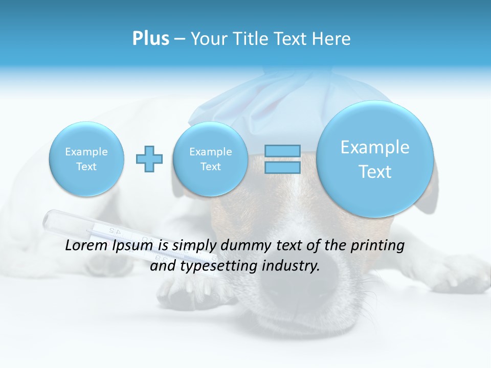 Fur Humorously Thermometer PowerPoint Template