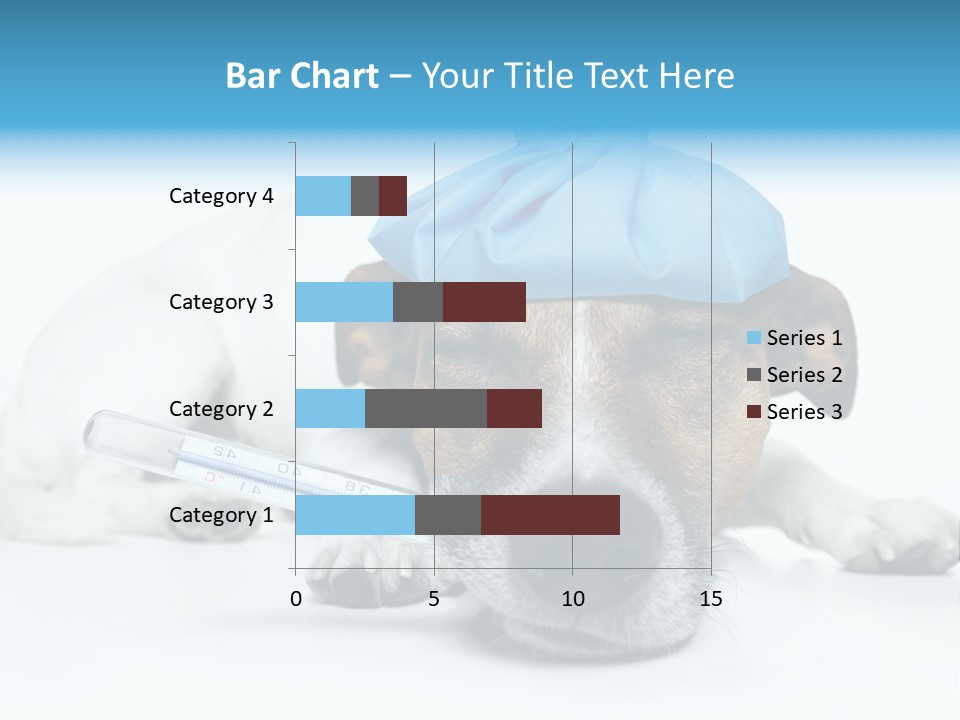 Fur Humorously Thermometer PowerPoint Template