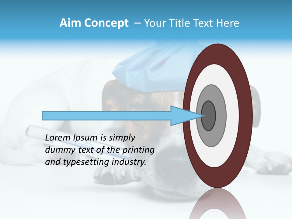 Fur Humorously Thermometer PowerPoint Template