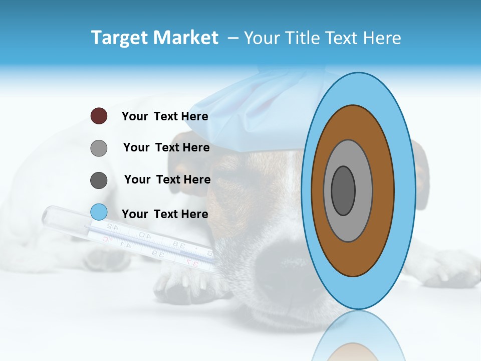 Fur Humorously Thermometer PowerPoint Template