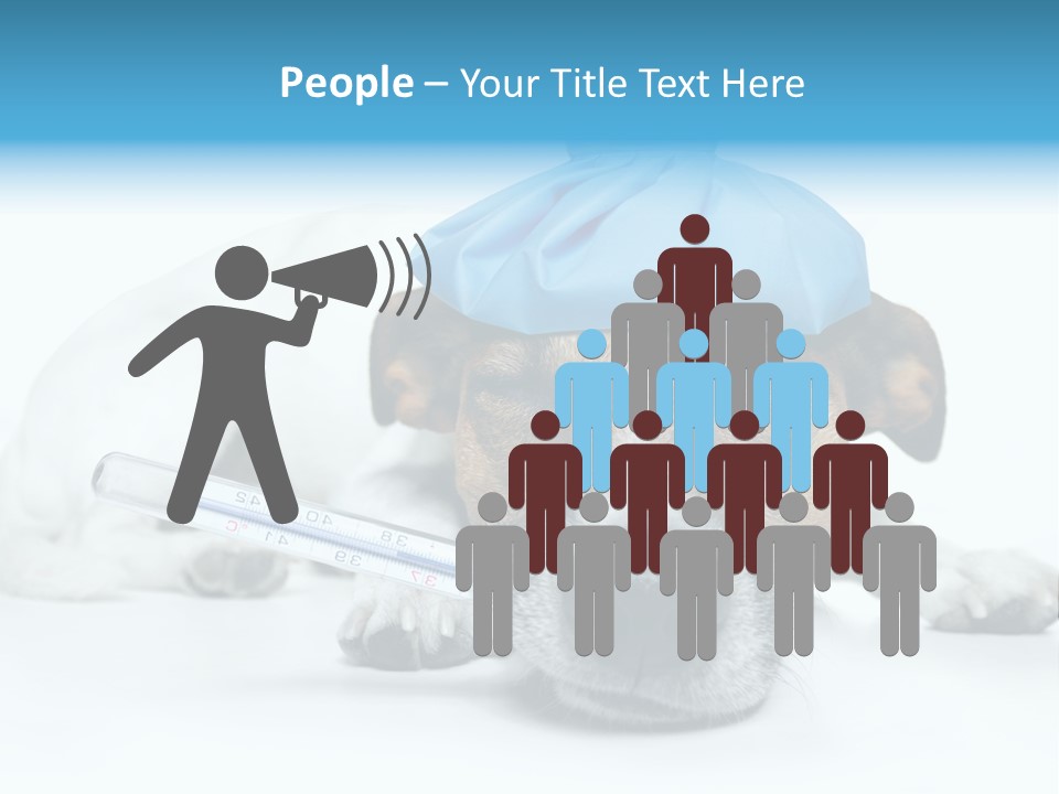 Fur Humorously Thermometer PowerPoint Template