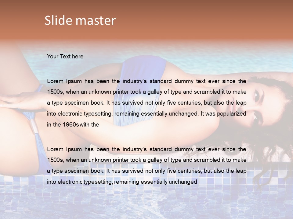 Fashion Recreation Sensual PowerPoint Template