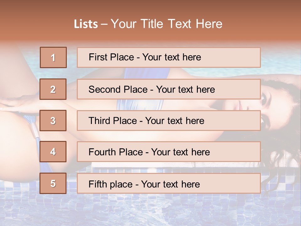 Fashion Recreation Sensual PowerPoint Template