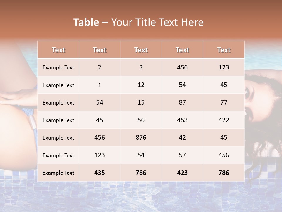 Fashion Recreation Sensual PowerPoint Template