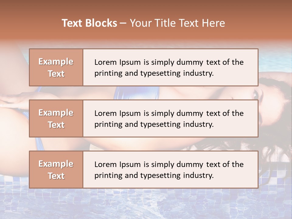 Fashion Recreation Sensual PowerPoint Template