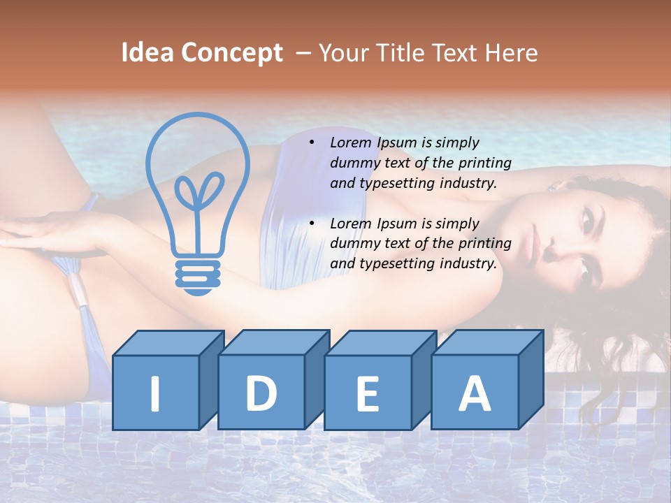 Fashion Recreation Sensual PowerPoint Template