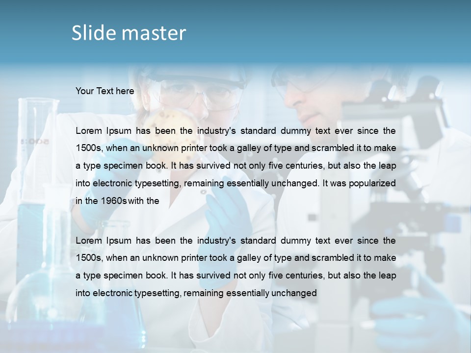 Bacterium Sample Working PowerPoint Template