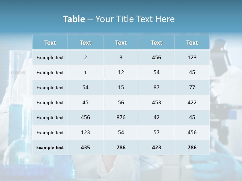 Bacterium Sample Working PowerPoint Template
