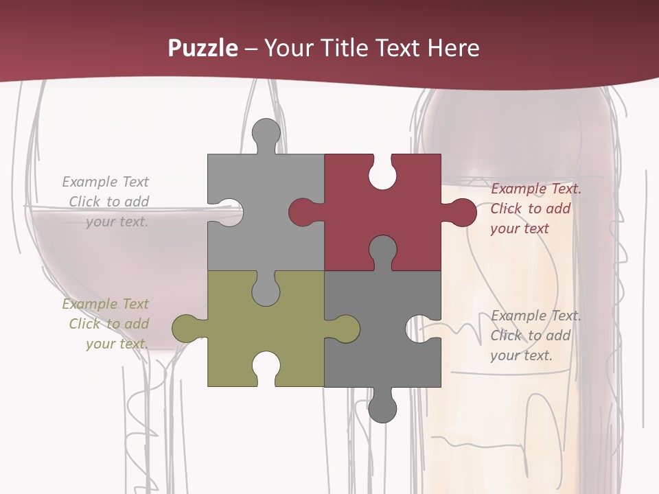 Party Beverage Marker PowerPoint Template