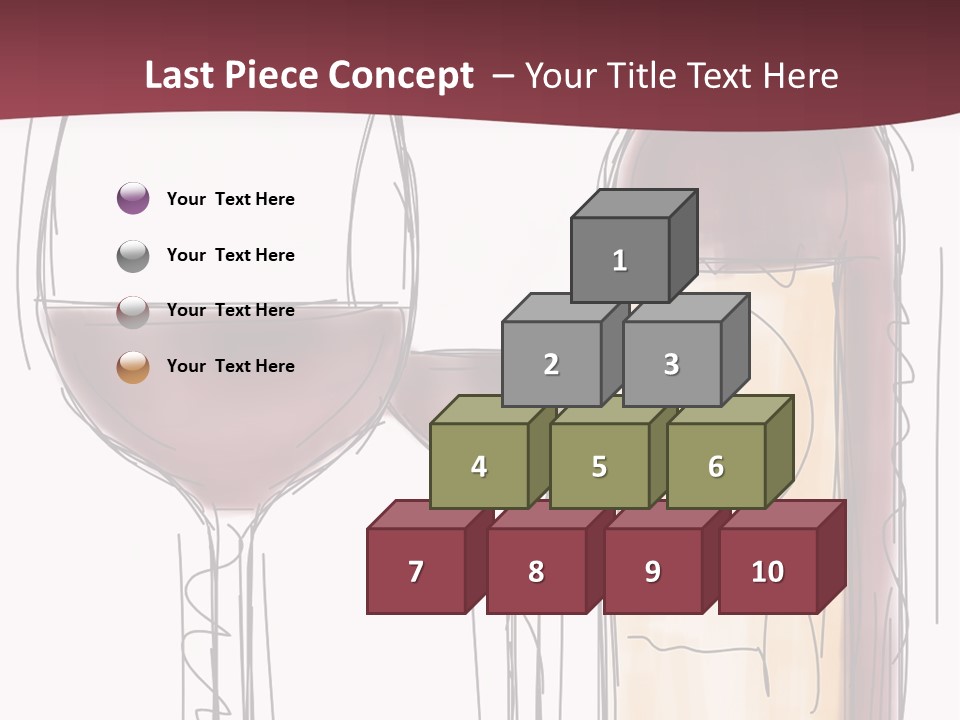 Party Beverage Marker PowerPoint Template