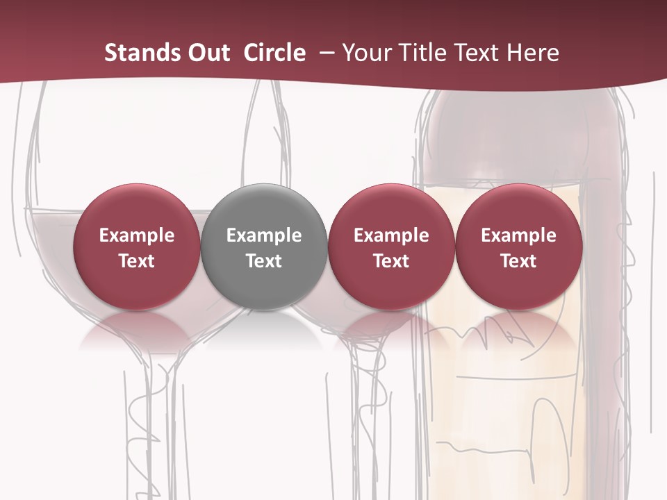 Party Beverage Marker PowerPoint Template