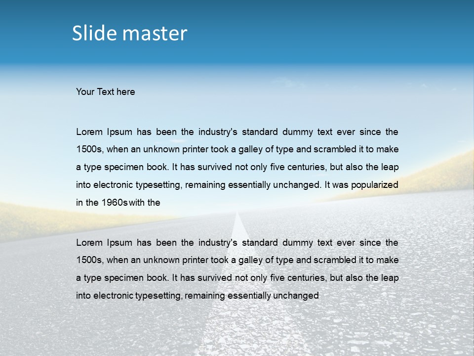 Countryside View Router PowerPoint Template