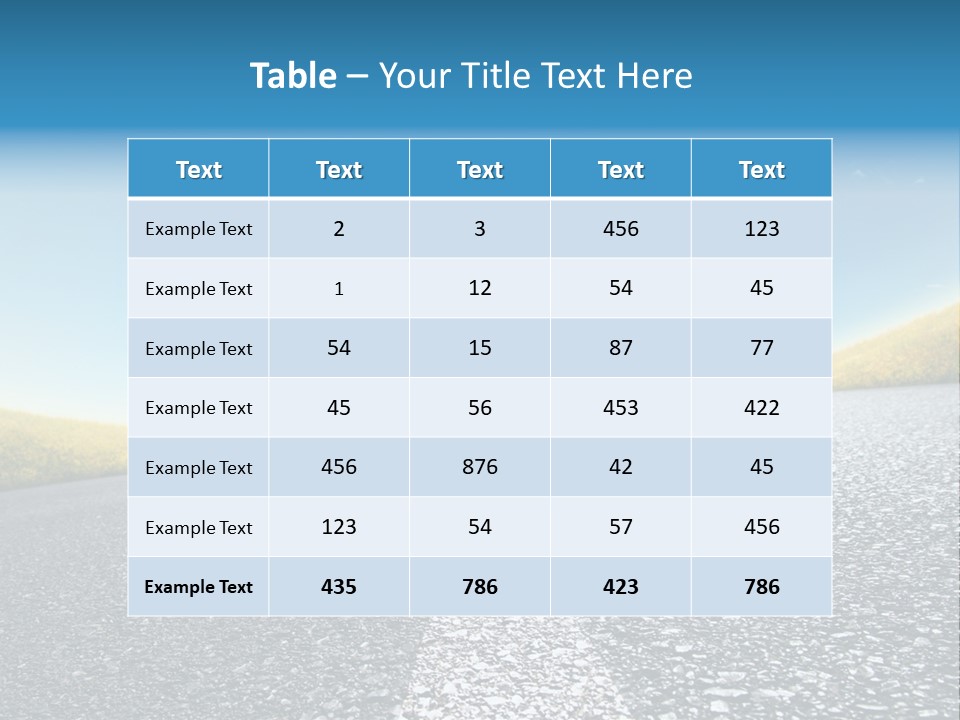 Countryside View Router PowerPoint Template