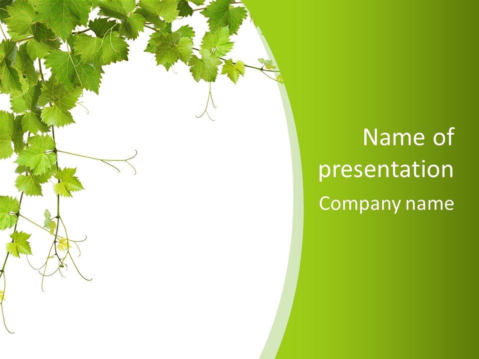 Grow Healthy Rural PowerPoint Template