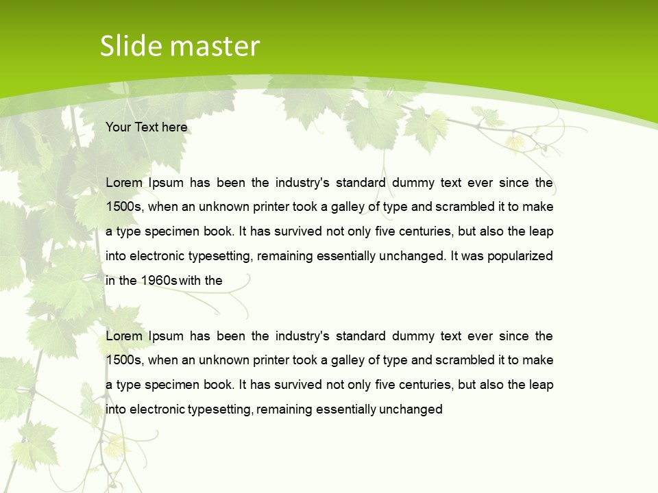 Grow Healthy Rural PowerPoint Template