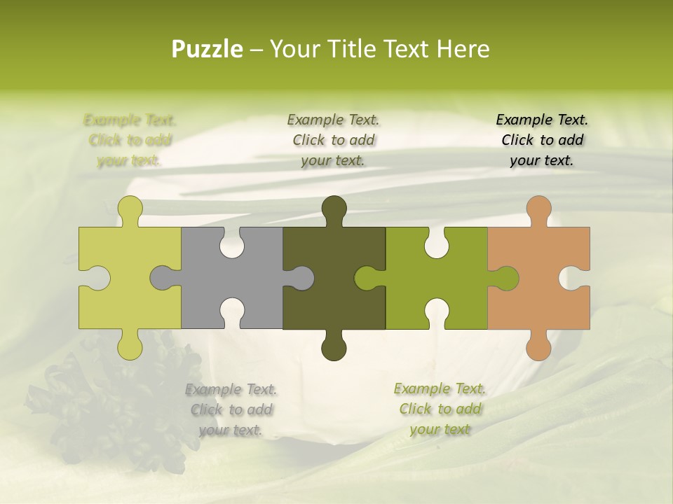 Macro Cargo Salad PowerPoint Template