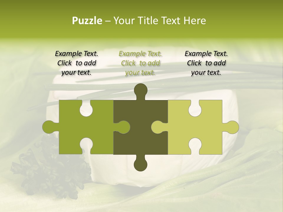 Macro Cargo Salad PowerPoint Template