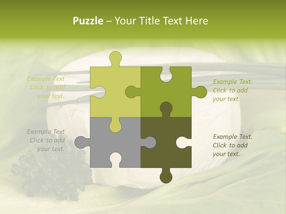 Macro Cargo Salad PowerPoint Template