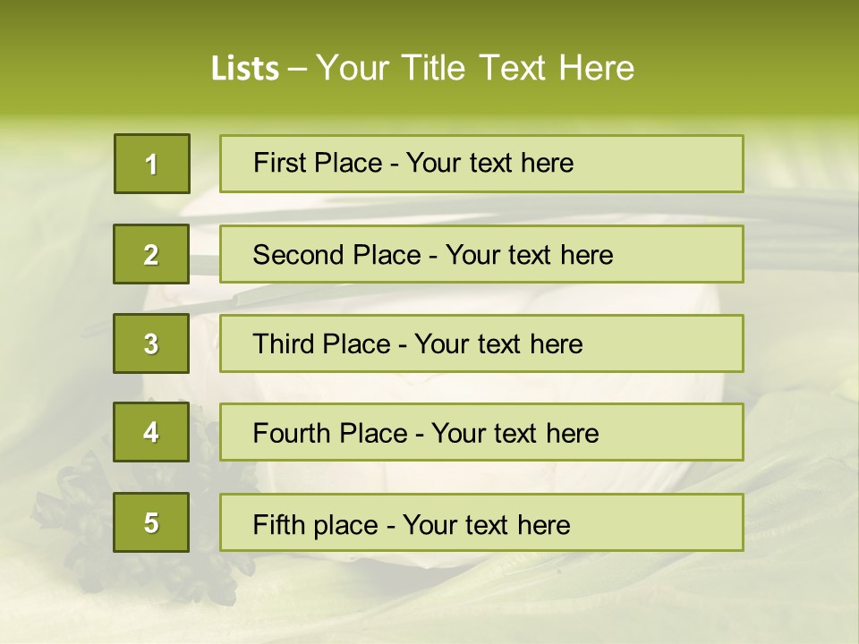 Macro Cargo Salad PowerPoint Template
