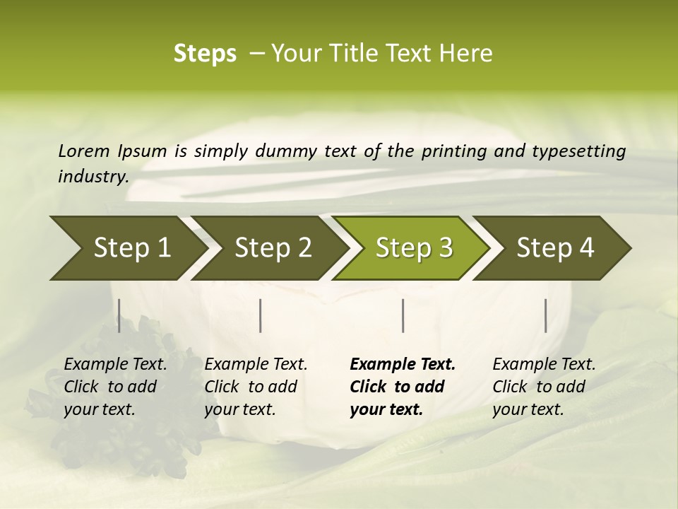 Macro Cargo Salad PowerPoint Template
