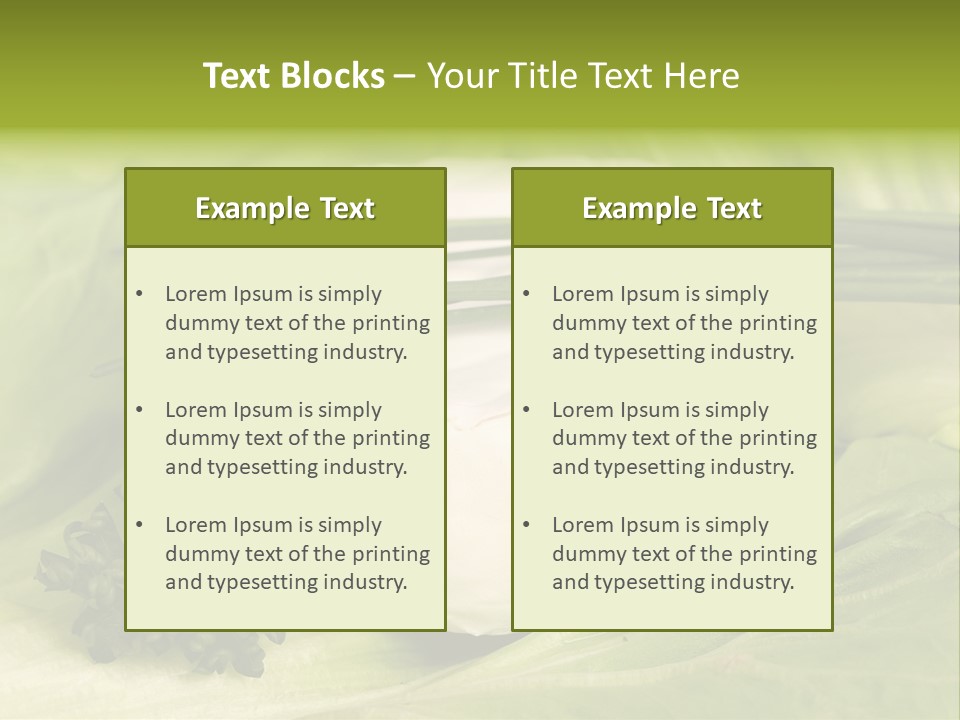 Macro Cargo Salad PowerPoint Template