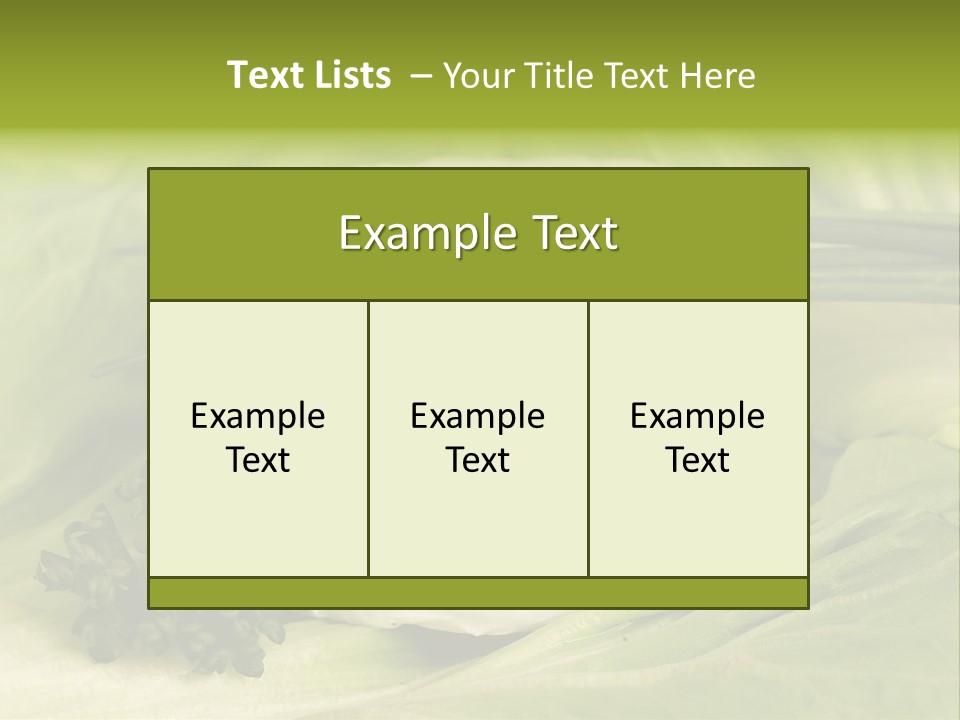 Macro Cargo Salad PowerPoint Template