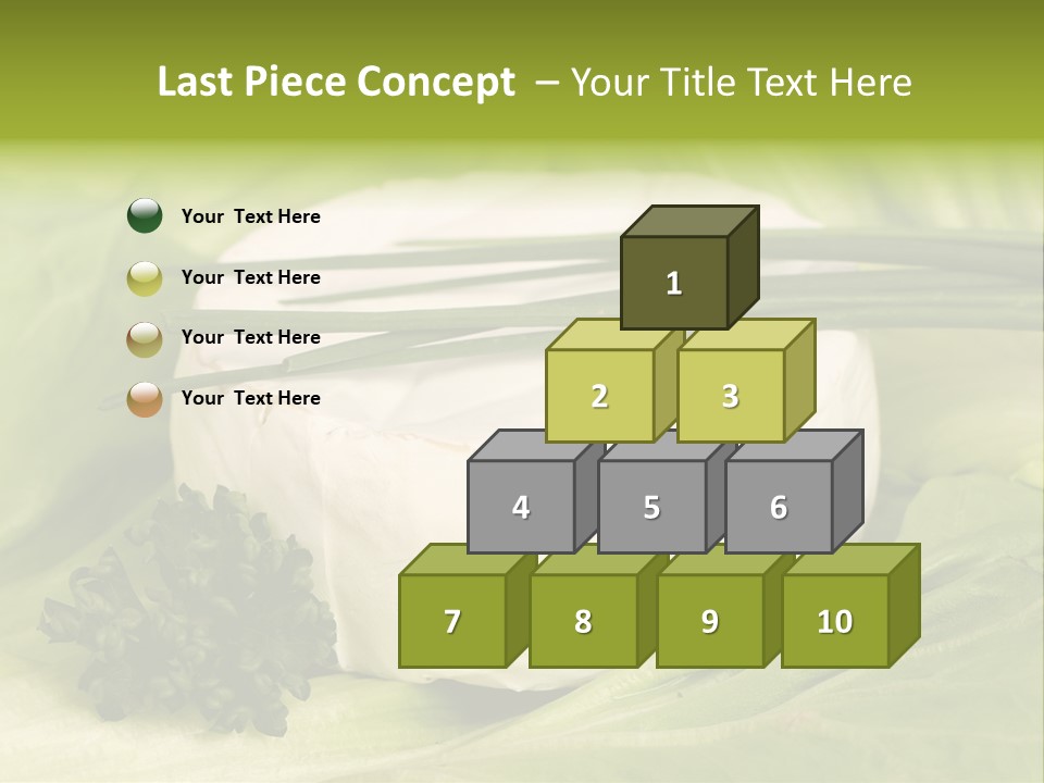 Macro Cargo Salad PowerPoint Template
