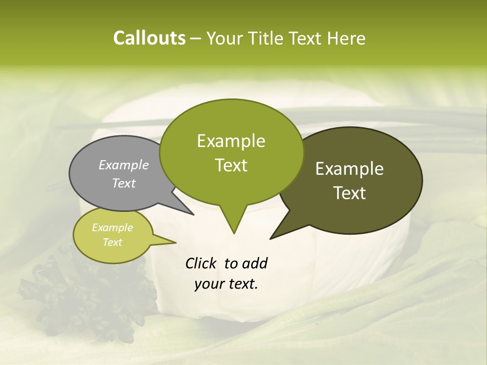 Macro Cargo Salad PowerPoint Template