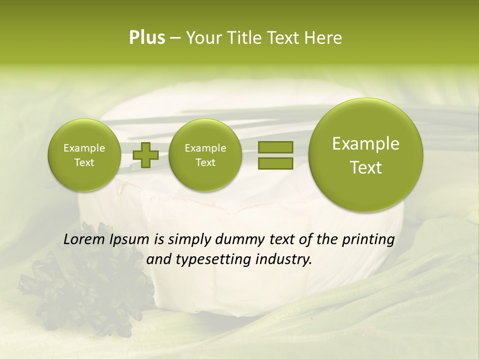 Macro Cargo Salad PowerPoint Template