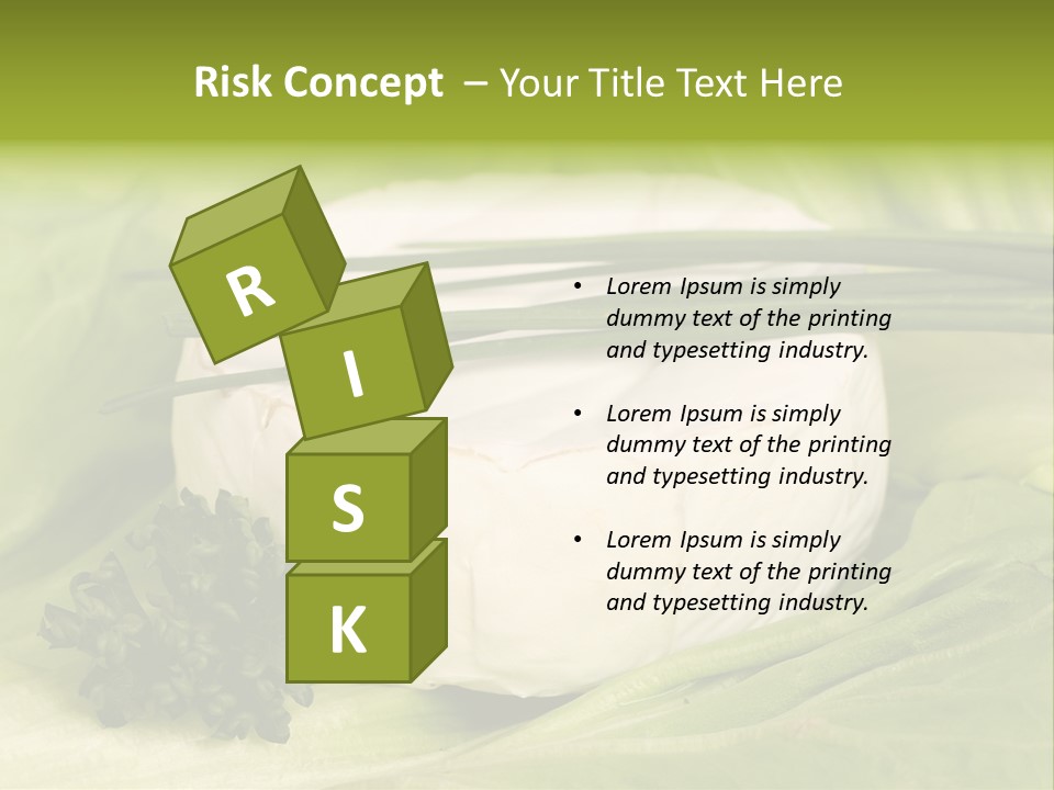 Macro Cargo Salad PowerPoint Template